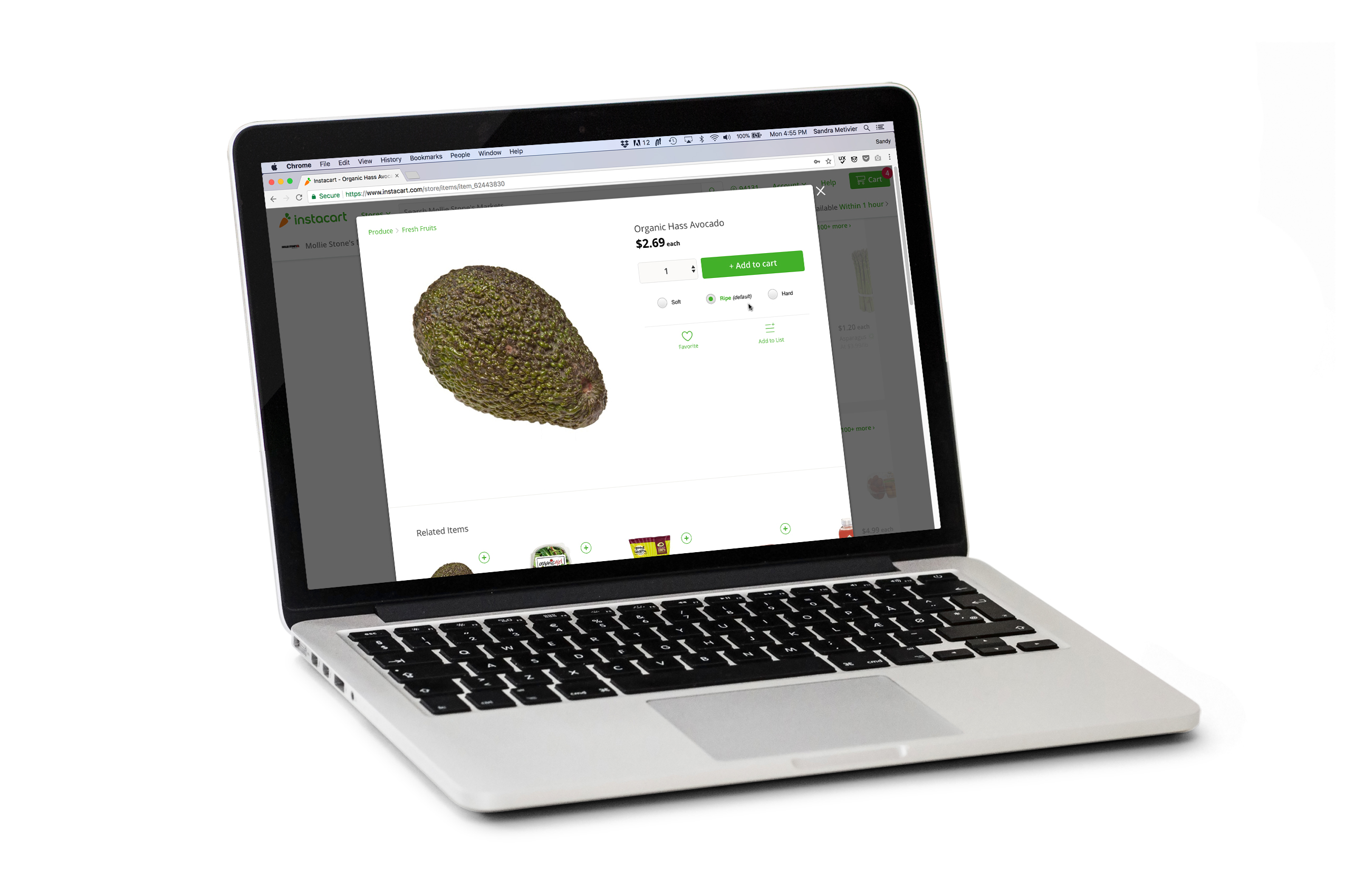 Instacart website