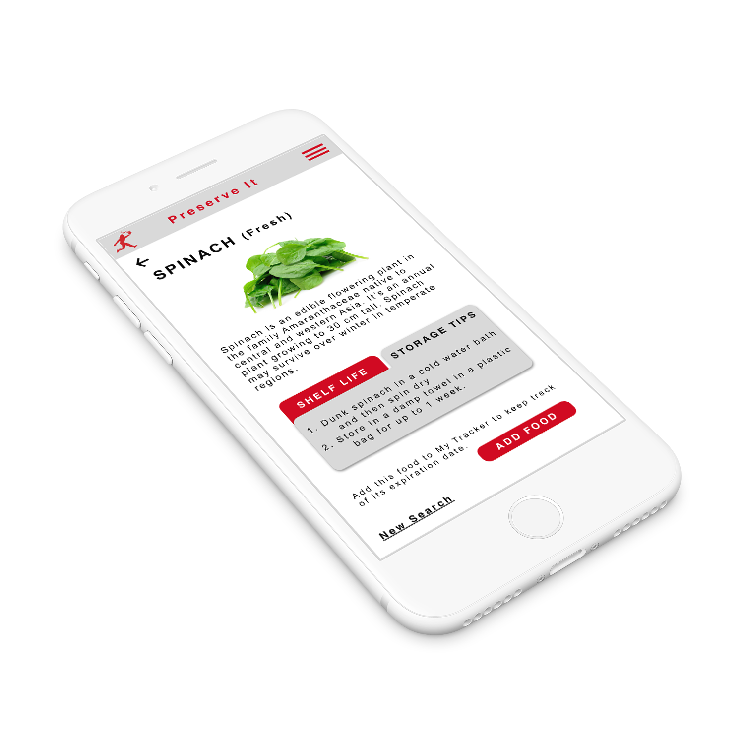 Preserve It mobile app