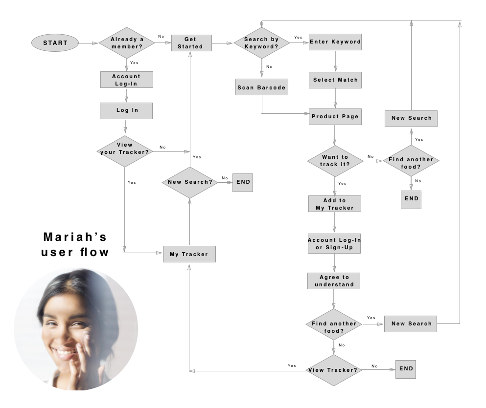 persona user flow