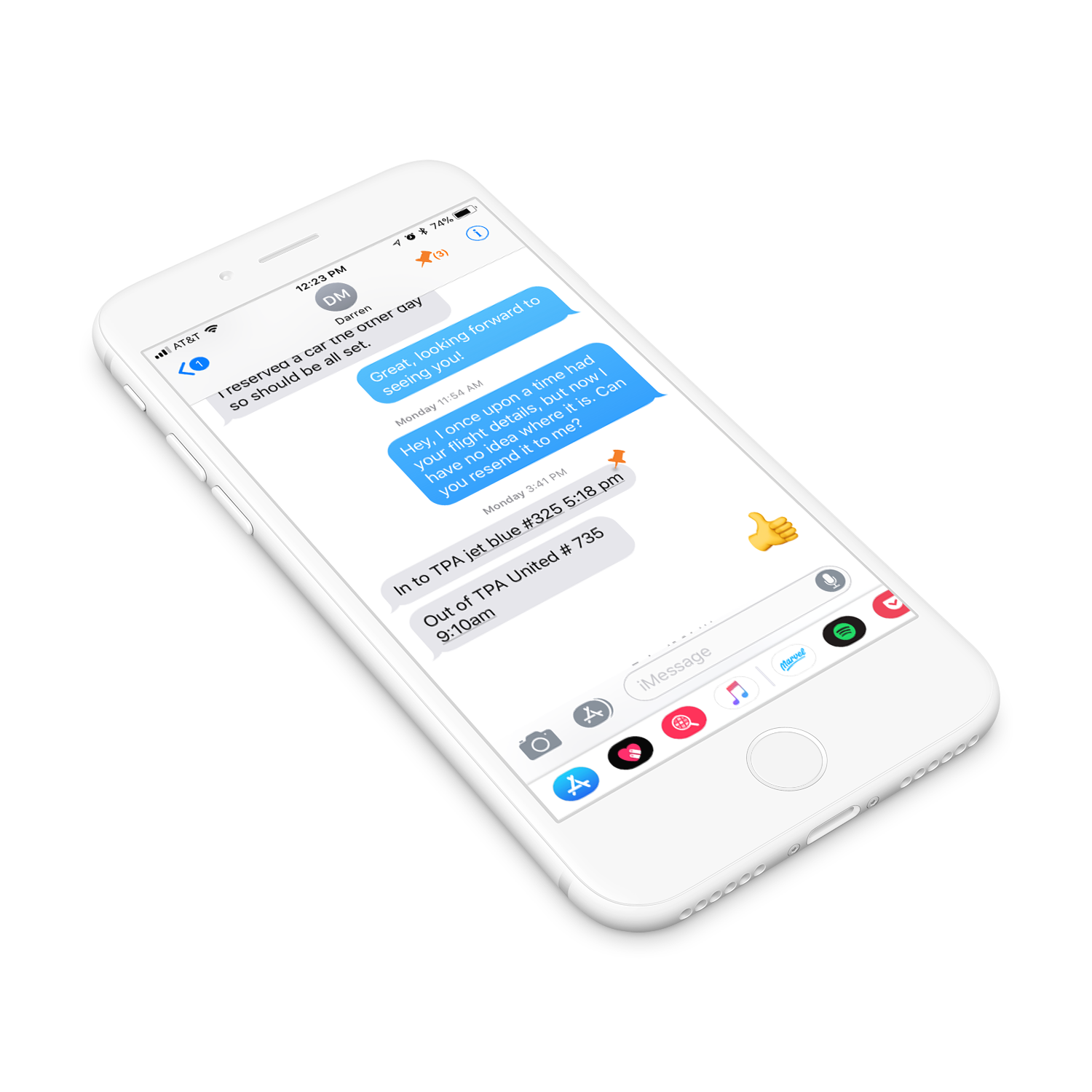 text message feature