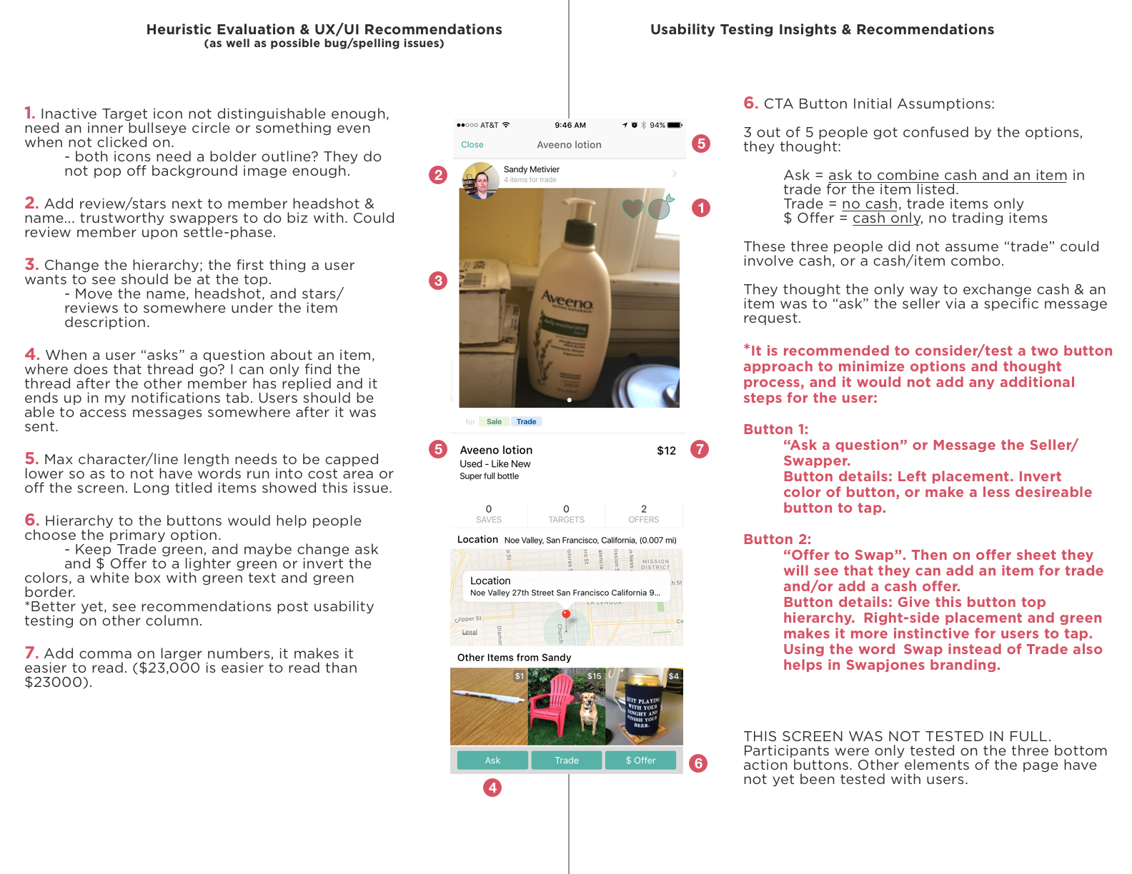 Product page of final report